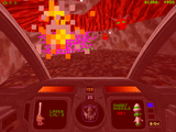 [Скриншот: Descent II]