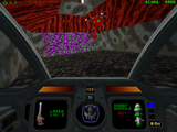 [Скриншот: Descent II]